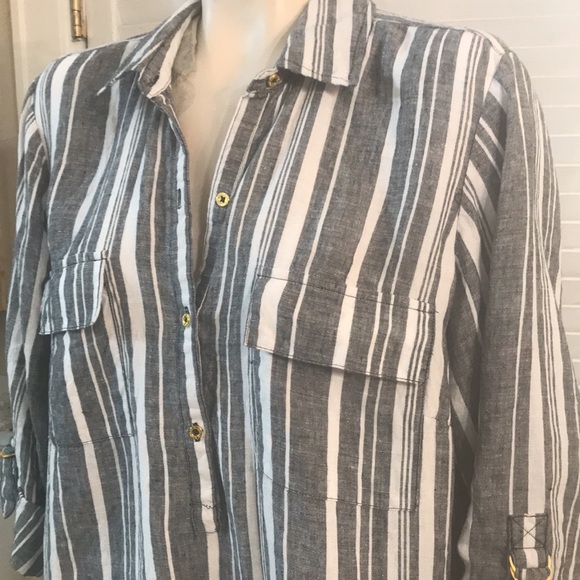 Ellen Tracey Linen Blouse - Picture 6 of 9